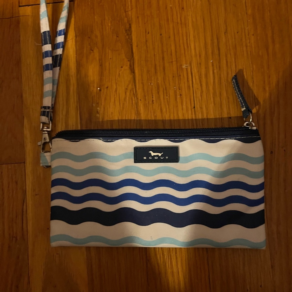 Blue Scout Wristlet